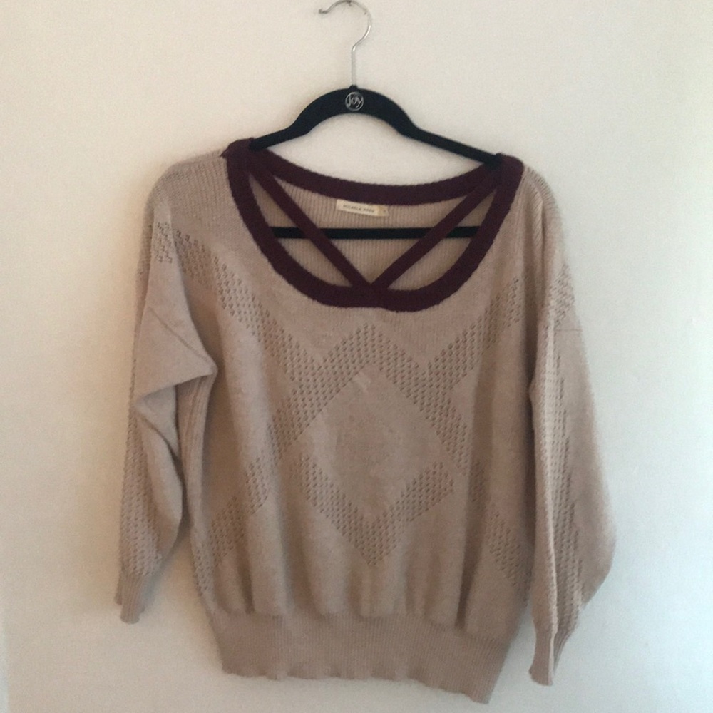 100% wool sweater